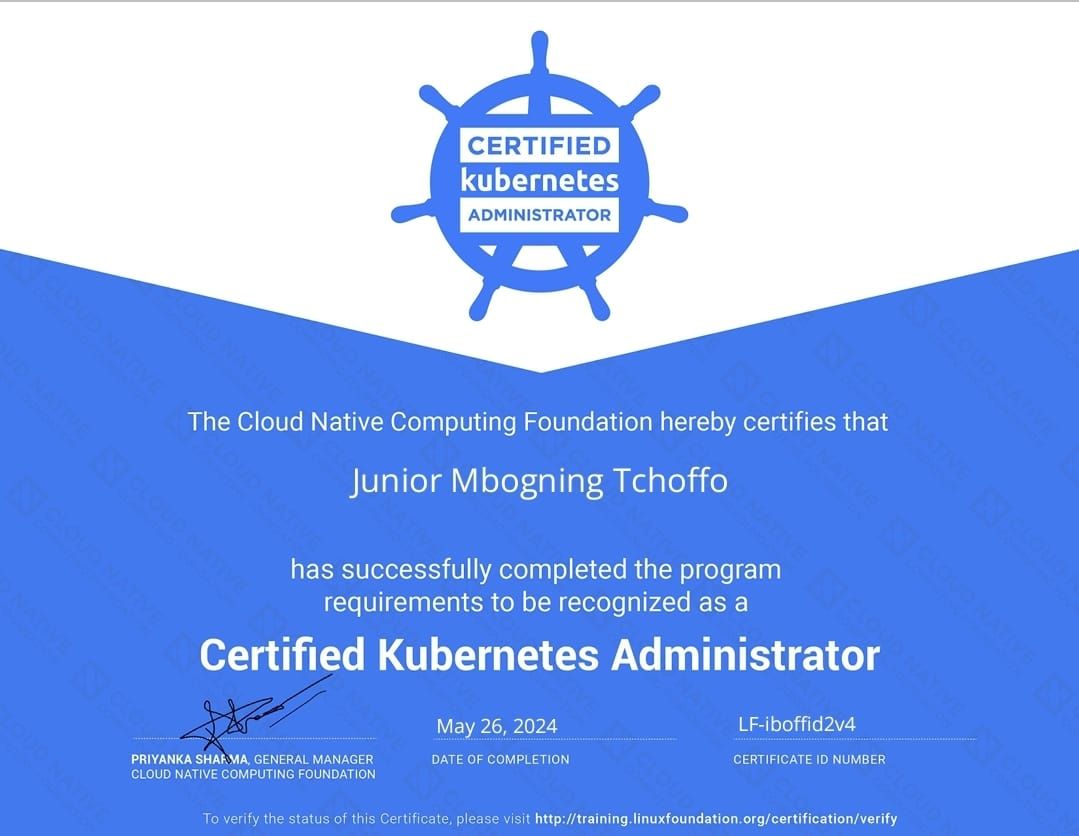 Certified Kubernetes Administrator (CKA)