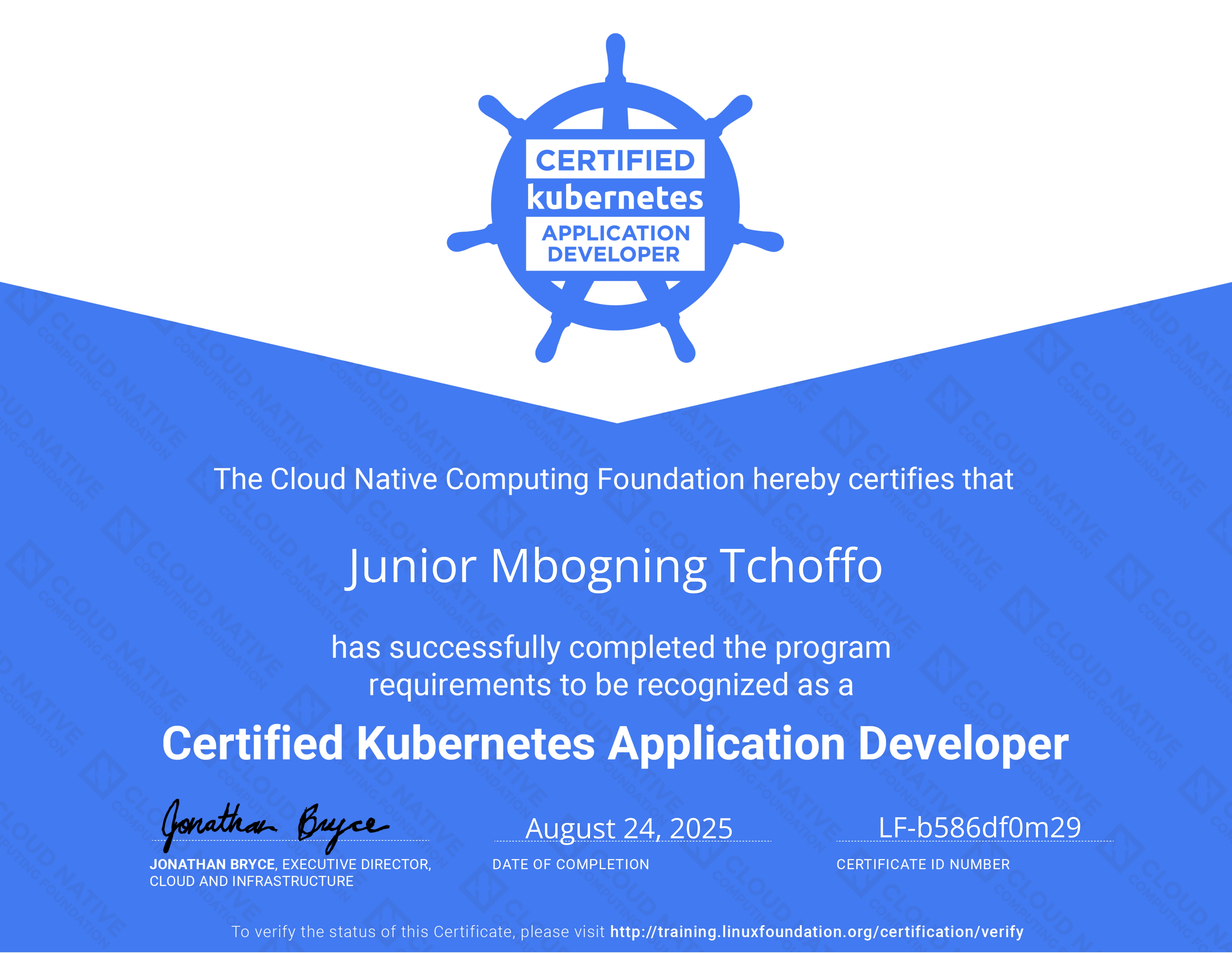 Certified Kubernetes Application Developer (CKAD)